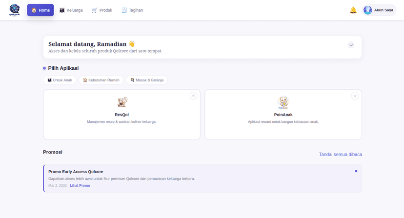 Qolcore – Modular Family Digital Ecosystem